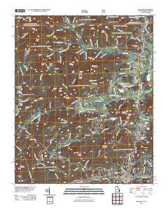 Dillard 2011 topographic map thumbnail