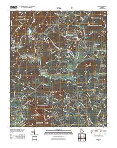 Helen 2011 topographic map thumbnail