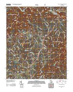 Tallulah Falls 2011 topographic map thumbnail