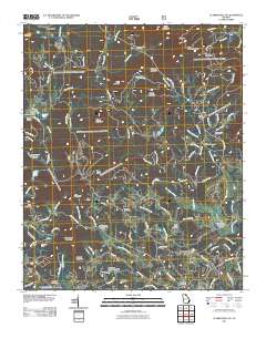 Clarkesville NE 2011 topographic map thumbnail
