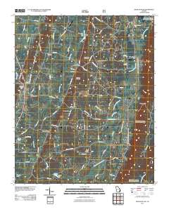 Nickajack Gap 2011 topographic map thumbnail