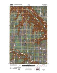 Olga NW 2011 topographic map thumbnail