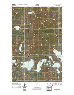 Peterson Lake 2011 topographic map thumbnail