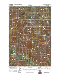 North Almont 2011 topographic map thumbnail
