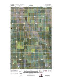 Mohall NE 2011 topographic map thumbnail