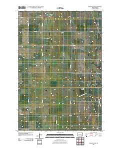 Monango NW 2011 topographic map thumbnail