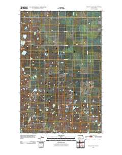 Mosquito Butte 2011 topographic map thumbnail