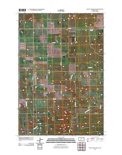 Pretty Rock Butte 2011 topographic map thumbnail