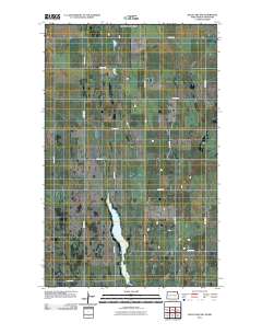 Rock Lake NW 2011 topographic map thumbnail