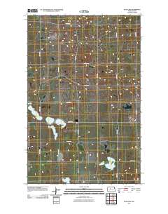 Rush Lake 2011 topographic map thumbnail
