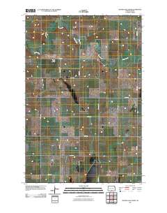 Senger Lake North 2011 topographic map thumbnail