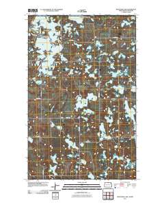 Metigoshe Lake 2011 topographic map thumbnail