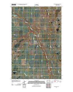 Hannaford 2011 topographic map thumbnail