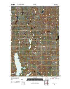 Wishek NE 2011 topographic map thumbnail