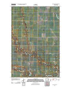 Hatton SW 2011 topographic map thumbnail