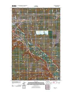 Surrey 2011 topographic map thumbnail