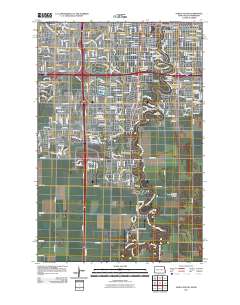Fargo South 2011 topographic map thumbnail