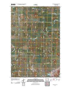 Belfield SE 2011 topographic map thumbnail