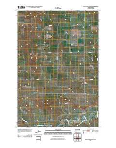 Bell Coulee East 2011 topographic map thumbnail