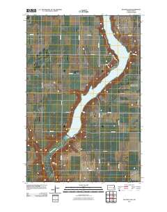 Baldhill Dam 2011 topographic map thumbnail