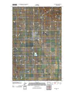 Bottineau 2011 topographic map thumbnail