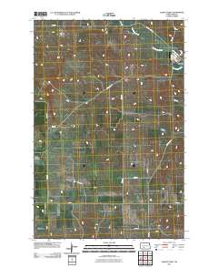 Almont West 2011 topographic map thumbnail