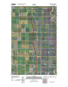 Bowesmont 2011 topographic map thumbnail