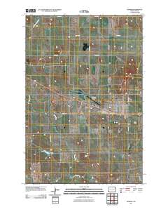 Bowman 2011 topographic map thumbnail