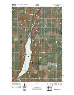 Arrowwood Lake 2011 topographic map thumbnail