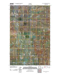 Blacktail Lake SE 2011 topographic map thumbnail
