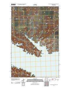 Blackwater Lake SW 2011 topographic map thumbnail