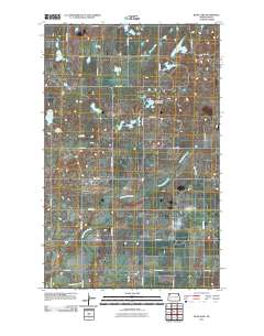 Bush Lake 2011 topographic map thumbnail