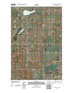 Coldwater Lake NW 2011 topographic map thumbnail