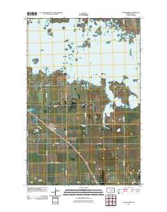 Coleharbor 2011 topographic map thumbnail