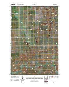 Burnstad 2011 topographic map thumbnail
