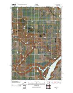 Dazey NE 2011 topographic map thumbnail