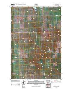 Coffin Buttes 2011 topographic map thumbnail