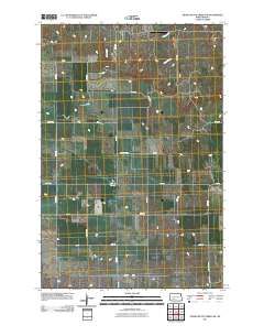 Crown Butte Creek NW 2011 topographic map thumbnail
