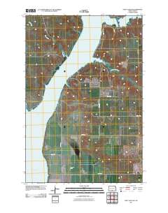 Fort Yates NE 2011 topographic map thumbnail