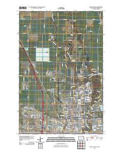 Fargo North 2011 topographic map thumbnail
