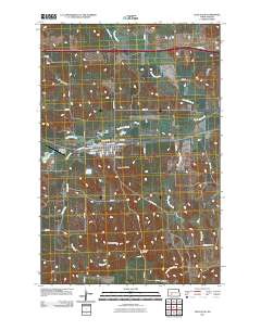 Glen Ullin 2011 topographic map thumbnail