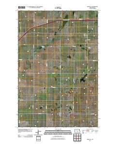 Driscoll 2011 topographic map thumbnail