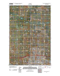Dickinson North 2011 topographic map thumbnail
