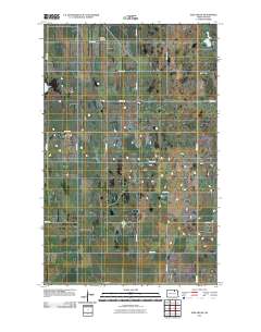 Egeland SE 2011 topographic map thumbnail