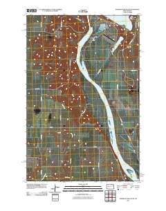 Garrison Dam South 2011 topographic map thumbnail