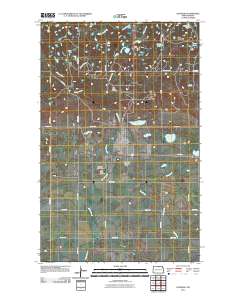 Dunseith 2011 topographic map thumbnail