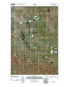 Harriet Lake SE 2011 topographic map thumbnail