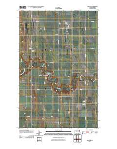 Inkster 2011 topographic map thumbnail