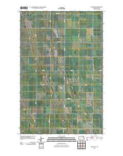 Inkster SE 2011 topographic map thumbnail