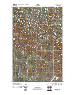 Grubb Lake 2011 topographic map thumbnail
